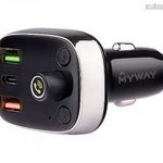 MYWAY TRANSMITTER FM-ADÓ USB-C VOLTMÉRŐVEL ÉS KIHANGOSÍTÓVAL 12 / 24V CM63011 fotó