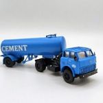 MAZ-504 + TC-4 cementszállító nyerges tehergépkocsi, modell 1: 120 ( TT ) fotó