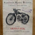 S.H.B. motorkerékpárok alkatrészeinek árjegyzéke 1948 RITKASÁG! fotó