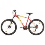 21 sebességes piros mountain bike 27, 5 hüvelykes kerékkel 42 cm fotó