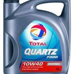 TOTAL QUARTZ DIESEL 7000 10W40 5L ;Br. kisker egységár: 4 085 Ft/l fotó