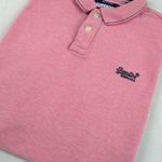 EREDETI SUPERDRY (XL / 2XL) SPORTOS RÖVID UJJÚ *NAGYON EXTRA* FÉRFI *MINŐSÉGI* GALLÉROS PÓLÓ fotó