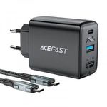 ACEFAST A17 hálózati töltő GaN PD65W fekete (acefA17) fotó