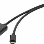 Renkforce USB-C? / Mini DisplayPort Átalakító kábel USB-C? dugó, Mini DisplayPort dugó 3.00 m Fek... fotó