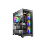 Xilence Gaming Series XG171 Xilent Gleam számítógépház - 4db 140mm-es ARGB + 1db 120mm-es GPU ven... fotó