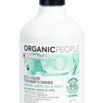 Organic People öko mosogatószer babaedényekhez bio zöld teával és barackkal, 500 ml fotó