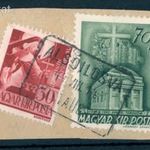 1944 ALSÓILOSVA postaügynökség bélyegzés Szolnok-Doboka Romania / MPPFB 200p (e23) fotó