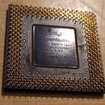 intel Pentium I MMX , 200Mhz , Socket7 , retro , CPU , processzor, SL27J fotó