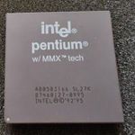 Régi kerámia processzor Pentium MMX 166MHz fotó