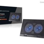 Conceptronic THANA02B 2-Fan Laptop Cooling Pad Black fotó