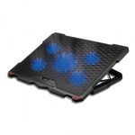 Platinet PLCP5FB Laptop Cooler Pad 5 Fans Blue LED Black PLCP5FB Notebook Notebook kiegészítő fotó