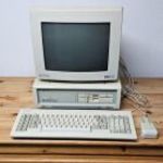 Retró Amstrad PC1512SD komplett számítógép (Gép+monitor+billentyűzet+egér) (1986) fotó