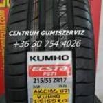 215/55R17 KUMHO nyári gumi 35.000 Ft fotó