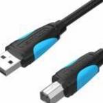 Vention USB-A 2.0 -> USB-B 2.0 (fekete), 10m, Vention fotó