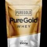 Whey Protein fehérjepor - 2300 g - PureGold - eper fehércsoki fotó