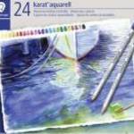 Akvarell ceruza készlet, hatszögletű, fém doboz, STAEDTLER "Karat® aquarell 125", 24 külön fotó