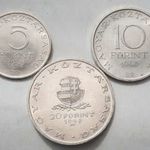 Ezüst Táncsics sor - 5, 10, 20 Forint 1948- 1 Ft.N.M.Á! fotó