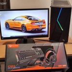 RGB LED GAMER PC + 22" Full HD LED + BILL + EGÉR + WIN 10 + 1 ÉV GARANCIA!!! fotó