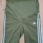 Adidas női khaki "end plastic waste" kismama sportos rövidnadrág XL fotó