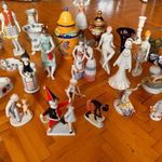 Art Deco Hollóházi , Aquincum porcelánok , váza kávés mokkás készlet gyűjtemény egyben eladó fotó