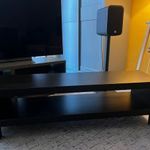 IKEA LACK - TV állvány, fekete-barna, 120x35x36 cm fotó