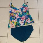 Susa szinte új moletti 46/XL-s virágos női bikini/női tankini fotó