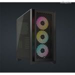 CORSAIR Ház iCUE 4000D RGB AIRFLOW, 3xAF120 RGB ELITE Ventillátorral + Kontroller, Tápegység nélk... fotó