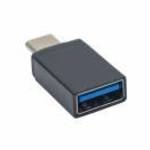 AK-AD-54 USB Type-C - USB3.0 A adapter Black - Akyga fotó