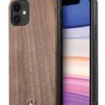 Mercedes MEHCN61VWWOLB iPhone 11 6, 1" / Xr barna Wood Line Walnut keménytok fotó