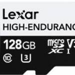 Lexar High-Endurance 128 GB MicroSDXC UHS-I Class 10 memóriakártya fotó