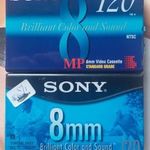 2-DB SONY 8mm VIDEO 8 P6-120MP STANDARD METAL P6-120MPL STANDARD VIDEOKAMERA KAZETTA VIDEÓ KAZETTA fotó