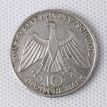 1Q206 10 Német márka - 1972 Olimpiai ezüst érme emlékérme 15.5gr fotó