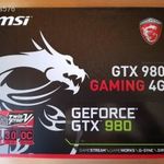 MSI GEFORCE GTX 980 GAMING 4G videókártya fotó