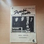 DEPECHE MODE BLACK CELEBRATION ANGOL-MAGYAR SZÖVEGKÖNYV fotó