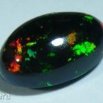 NATURAL BLACK OPAL 2, 35Ct FEKETE OPÁL DRÁGAKŐ , KEZELETLEN, CERTIFIKÁTTAL !!! fotó