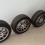 4db Bridgestone 185/55R15 téli gumi Dezent alu felnin fotó