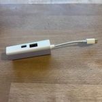 3az1-ben adapter / adapter MagSafe 1, 2 / PD port / USB-USB-C MacBook - fehér fotó