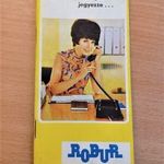 IFA Robur teherautó retro gyári reklám notesz 1968 NDK DDR magyar nyelvű fotó