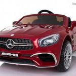 Mercedes AMG SL 65 elektromos kisautó - fényes meggypiros színben fotó