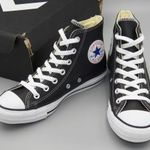 Új! CONVERSE All Star bőr magasszárú tornacipő, 37 -es fotó