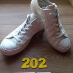 (202.) Converse All Star 41, 5-es fehér, bőr tornacipő. Használt! fotó