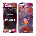 Nexgen Skins IP 50032 Owlettes 3D hatással, tok Apple iPhone 5 / 5S-hez fotó