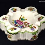 HERENDI VIKTÓRIA MINTÁS SZÉLES - NAGYOBB MÉRETŰ PORCELÁN HAMUZÓ ! fotó