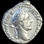 Antoninus Pius 138-161 Denarius Róma, Aequitas, Római Birodalom fotó