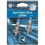 2x H1 4200K halogén autó izzó +30%, xenon hatás, GE Tungsram Sportlight Ultra 50310SBU 98016181 fotó