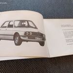 BMW 510, 520, 525.528 I. EREDETI NÉMET HASZNÁLATI UTASÍTÁS 1977 fotó