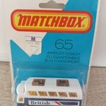 Matchbox Superfast No.65 Airport Coach "British matrica fotó