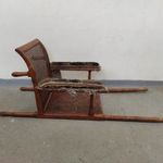 Antik thonet kórházi bútor ritkaság kórház orvos beteg hordozó szék 606 7221 fotó