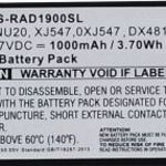 CS Cameron Sino Raid kontroller akku 3.7 V 1000 mAh Megfelelő eredeti akku 0FR463, 0NU209, 0U8735... fotó