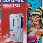 OLYMPUS PEARLCORDER S725 MICROCASSETTE RECORDER ODA-VISSZA JÁTSZÓ DIKTAFON WALKMAN KAZETTÁS MAGNÓ fotó